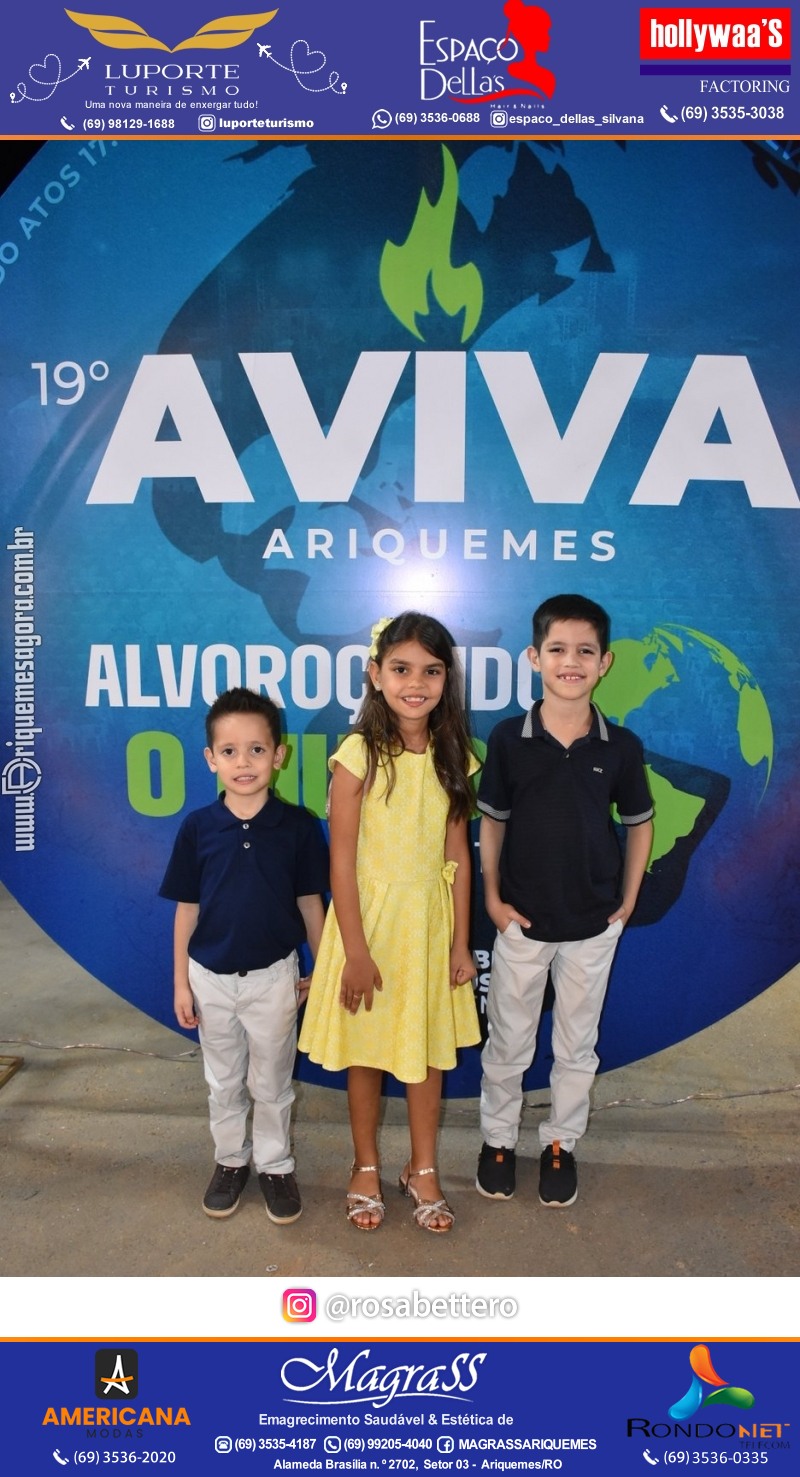 Abertura 19ª AVIVA ARIQUEMES dias 26 à 30 de Junho em Ariquemes – Rondônia - Entrada Franca