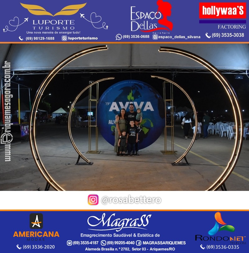 Abertura 19ª AVIVA ARIQUEMES dias 26 à 30 de Junho em Ariquemes – Rondônia - Entrada Franca