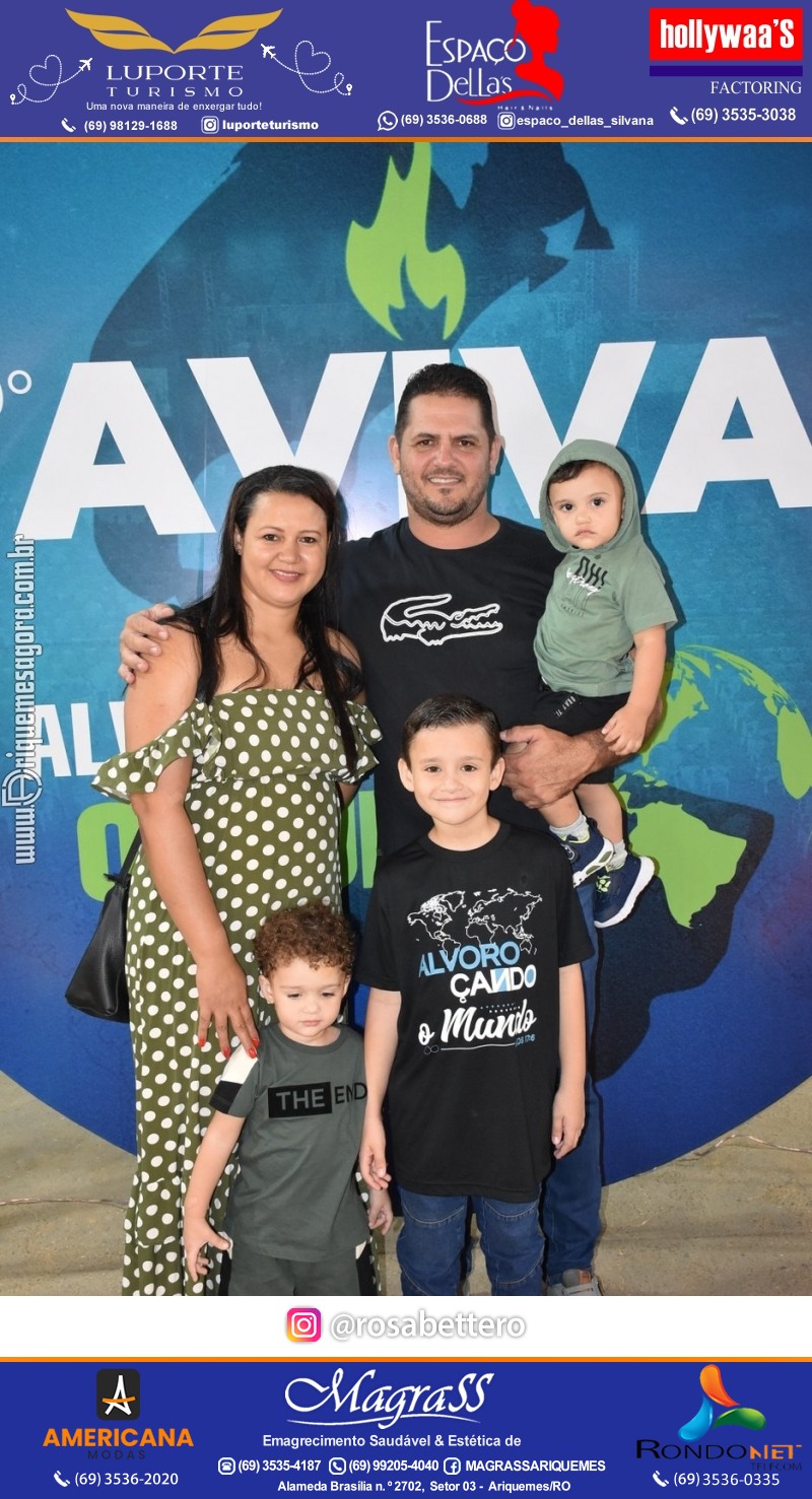 Abertura 19ª AVIVA ARIQUEMES dias 26 à 30 de Junho em Ariquemes – Rondônia - Entrada Franca