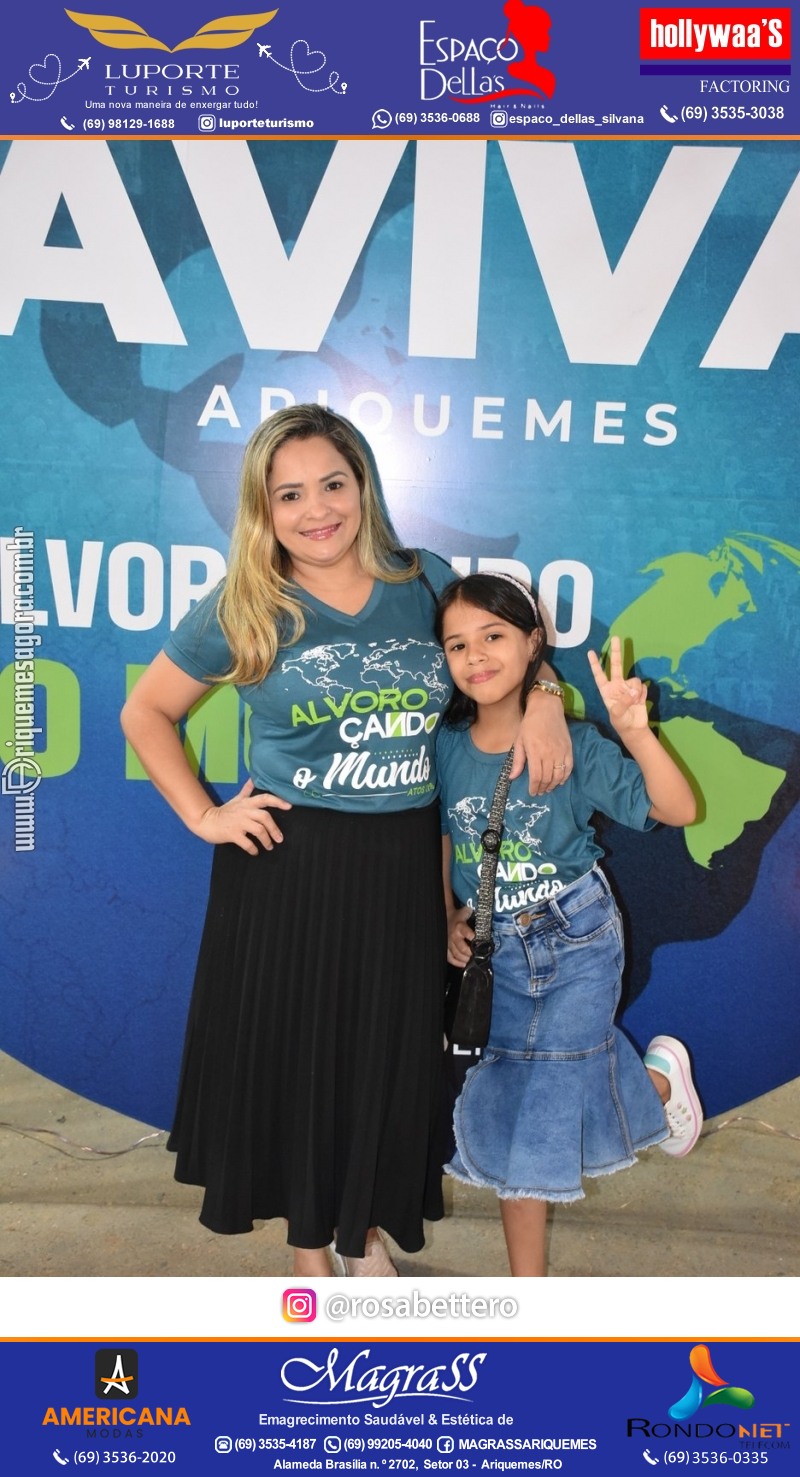 Abertura 19ª AVIVA ARIQUEMES dias 26 à 30 de Junho em Ariquemes – Rondônia - Entrada Franca