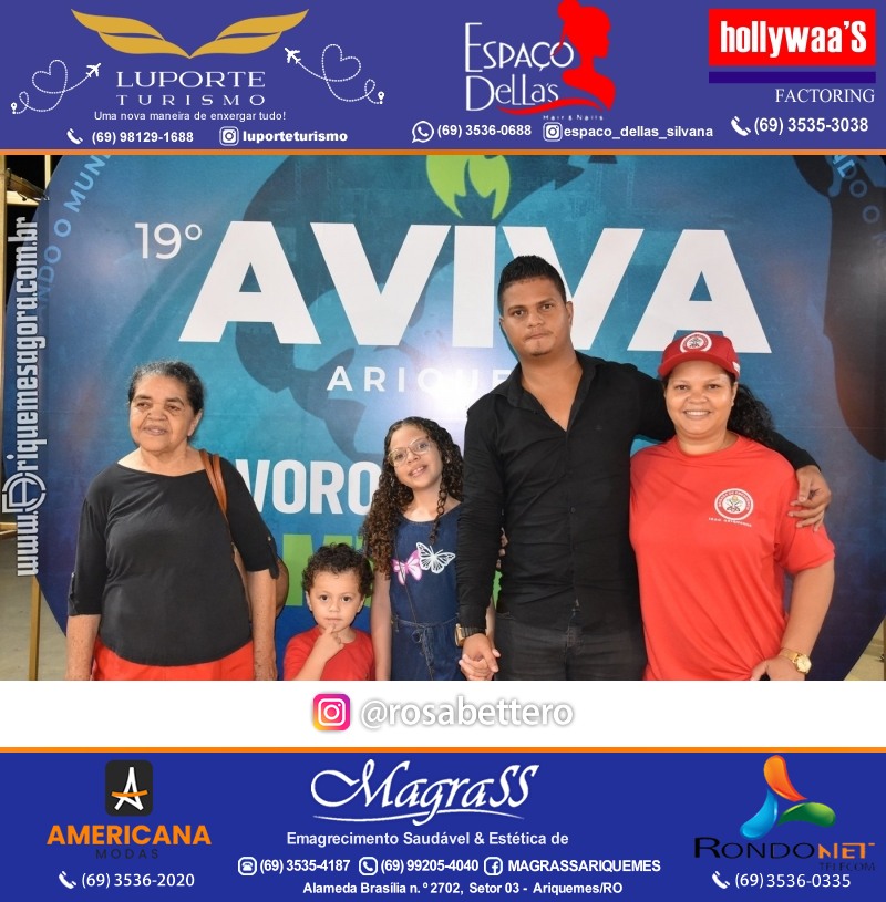 Abertura 19ª AVIVA ARIQUEMES dias 26 à 30 de Junho em Ariquemes – Rondônia - Entrada Franca