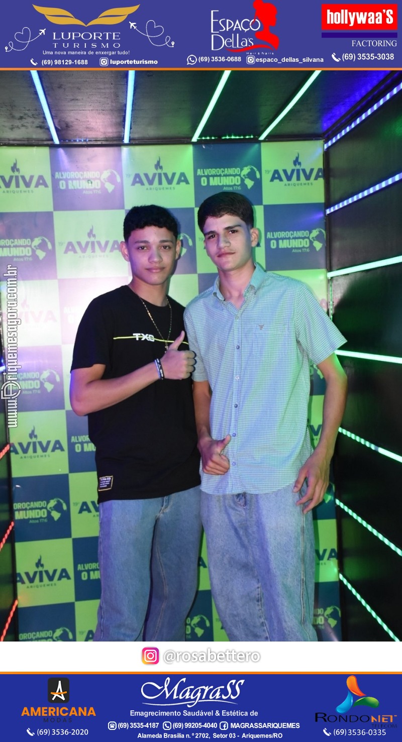 Abertura 19ª AVIVA ARIQUEMES dias 26 à 30 de Junho em Ariquemes – Rondônia - Entrada Franca