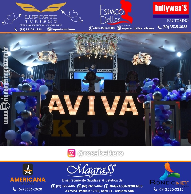 Abertura 19ª AVIVA ARIQUEMES dias 26 à 30 de Junho em Ariquemes – Rondônia - Entrada Franca