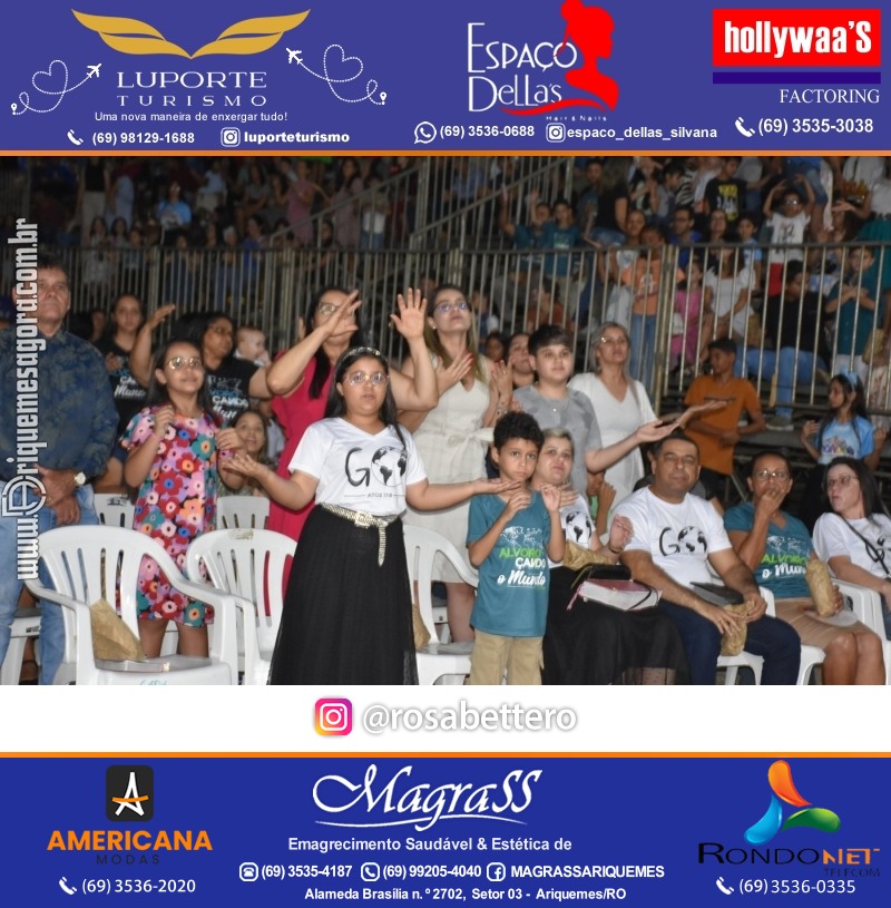 Abertura 19ª AVIVA ARIQUEMES dias 26 à 30 de Junho em Ariquemes – Rondônia - Entrada Franca