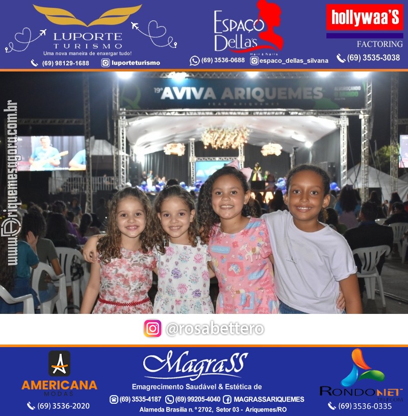 Abertura 19ª AVIVA ARIQUEMES dias 26 à 30 de Junho em Ariquemes – Rondônia - Entrada Franca