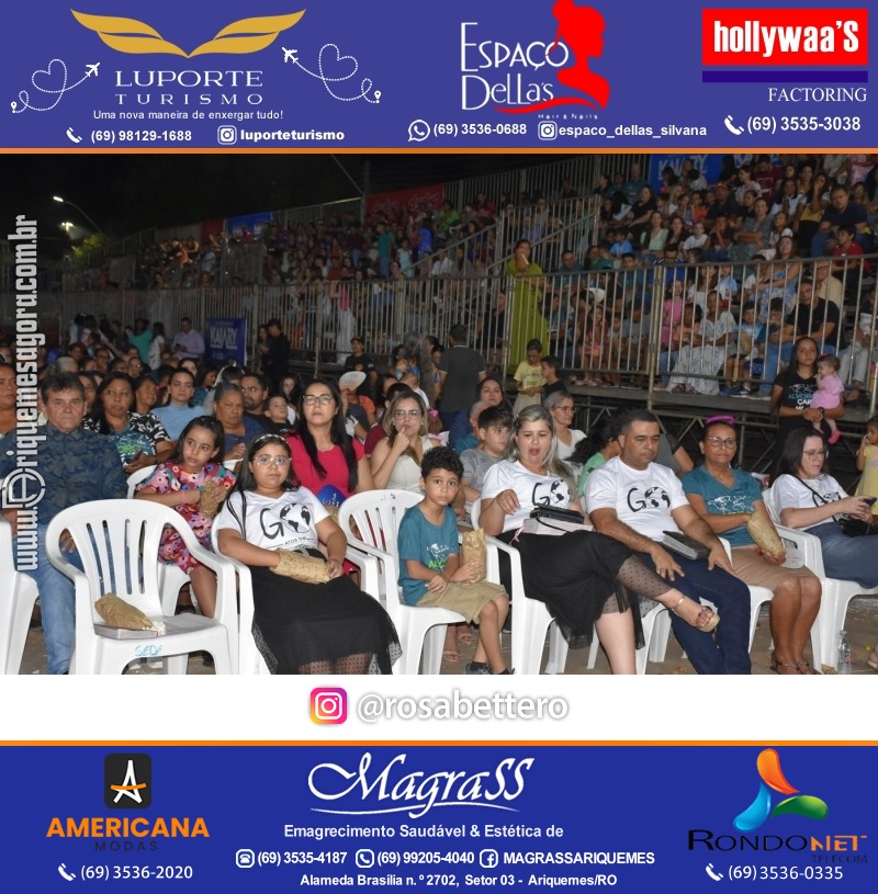 Abertura 19ª AVIVA ARIQUEMES dias 26 à 30 de Junho em Ariquemes – Rondônia - Entrada Franca