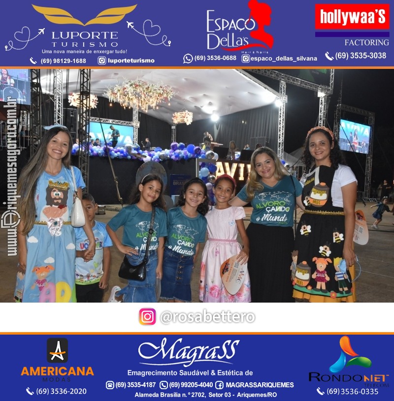 Abertura 19ª AVIVA ARIQUEMES dias 26 à 30 de Junho em Ariquemes – Rondônia - Entrada Franca
