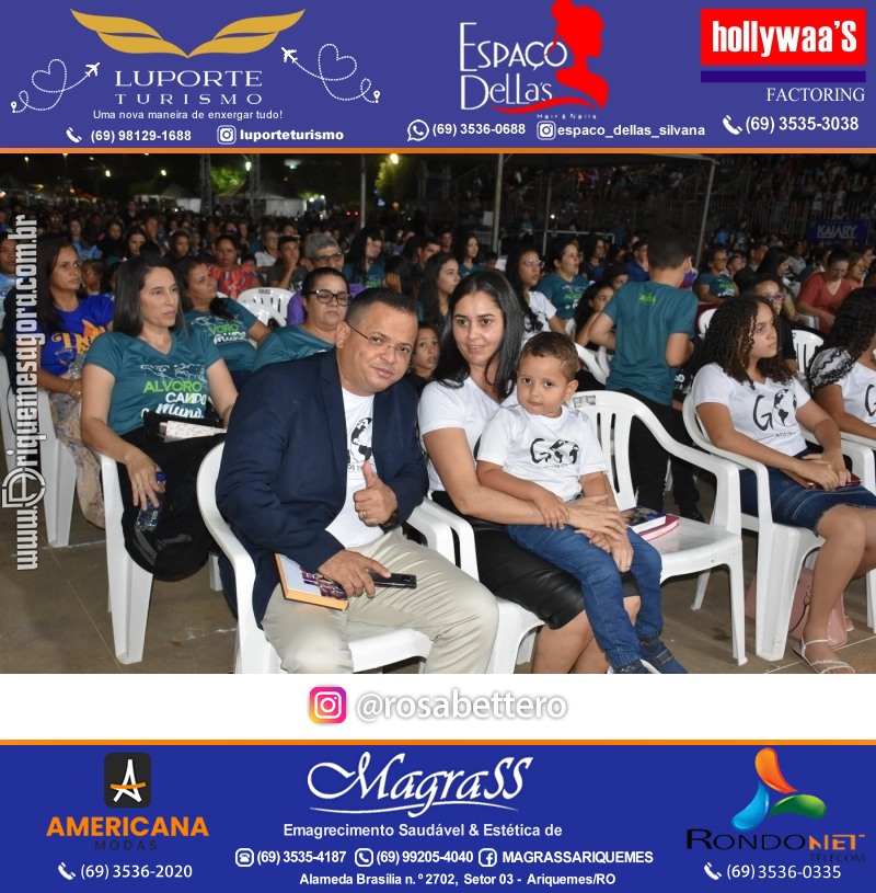 Abertura 19ª AVIVA ARIQUEMES dias 26 à 30 de Junho em Ariquemes – Rondônia - Entrada Franca