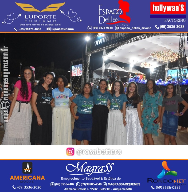 Abertura 19ª AVIVA ARIQUEMES dias 26 à 30 de Junho em Ariquemes – Rondônia - Entrada Franca
