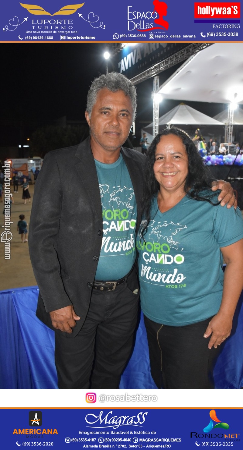 Abertura 19ª AVIVA ARIQUEMES dias 26 à 30 de Junho em Ariquemes – Rondônia - Entrada Franca