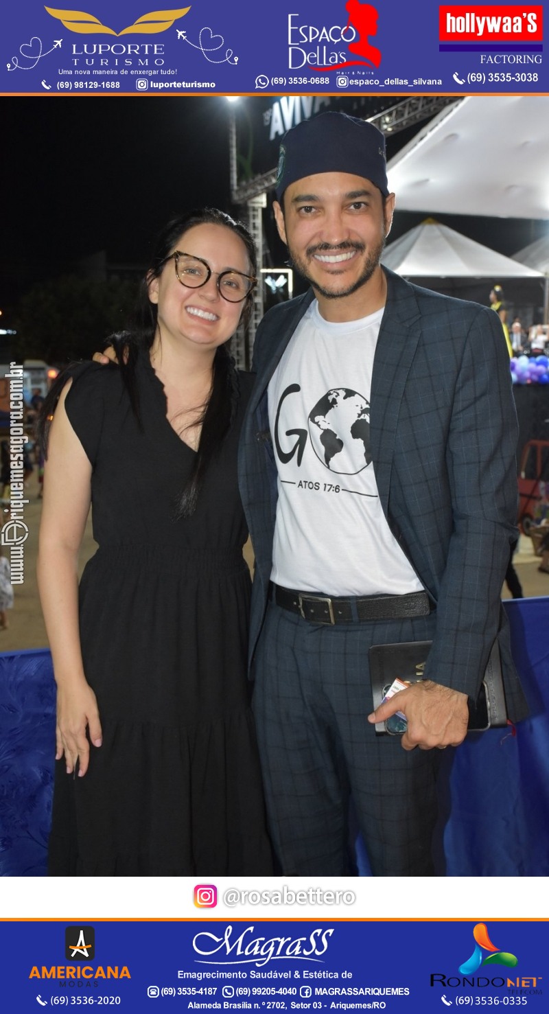 Abertura 19ª AVIVA ARIQUEMES dias 26 à 30 de Junho em Ariquemes – Rondônia - Entrada Franca