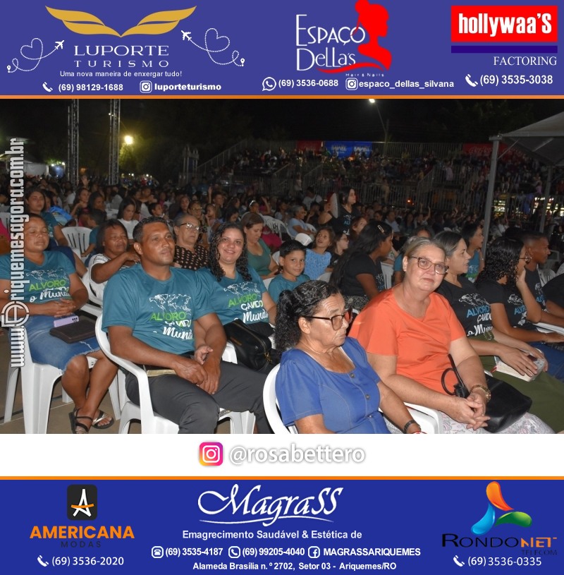 Abertura 19ª AVIVA ARIQUEMES dias 26 à 30 de Junho em Ariquemes – Rondônia - Entrada Franca