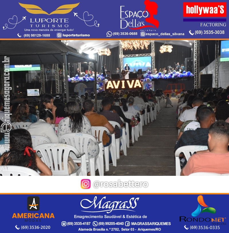 Abertura 19ª AVIVA ARIQUEMES dias 26 à 30 de Junho em Ariquemes – Rondônia - Entrada Franca