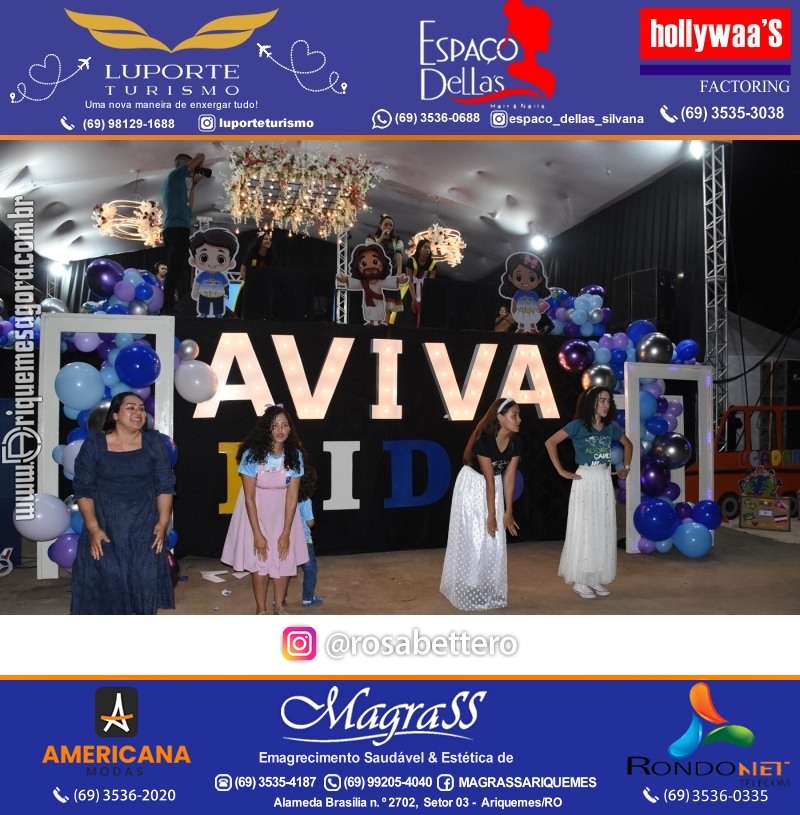 Abertura 19ª AVIVA ARIQUEMES dias 26 à 30 de Junho em Ariquemes – Rondônia - Entrada Franca