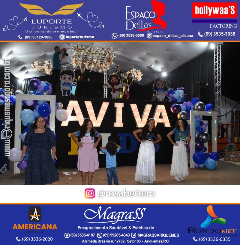 Abertura 19ª AVIVA ARIQUEMES dias 26 à 30 de Junho em Ariquemes – Rondônia - Entrada Franca