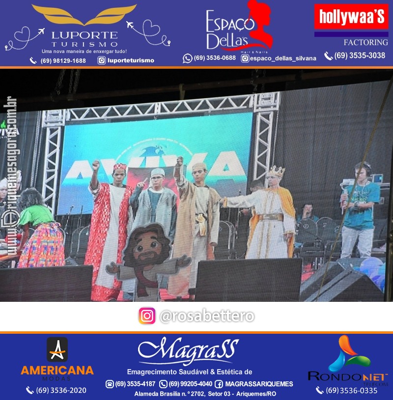 Abertura 19ª AVIVA ARIQUEMES dias 26 à 30 de Junho em Ariquemes – Rondônia - Entrada Franca