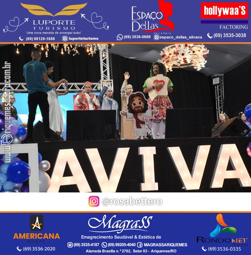 Abertura 19ª AVIVA ARIQUEMES dias 26 à 30 de Junho em Ariquemes – Rondônia - Entrada Franca