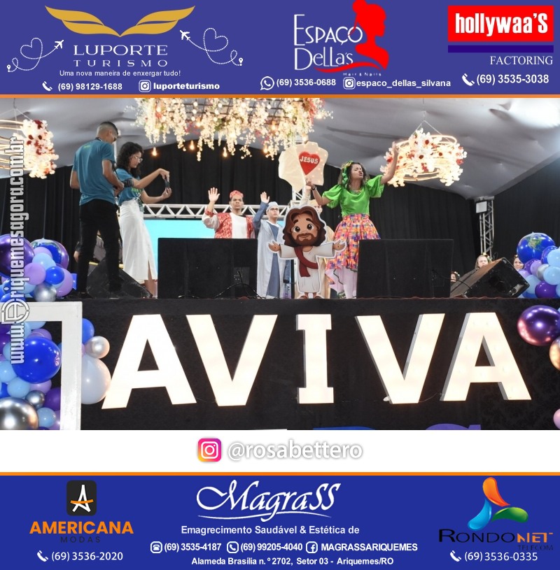 Abertura 19ª AVIVA ARIQUEMES dias 26 à 30 de Junho em Ariquemes – Rondônia - Entrada Franca