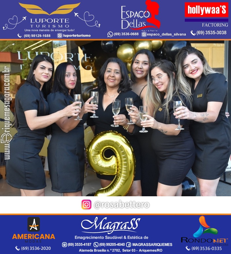Aniversário 09 anos da Luporte turismo em Ariquemes “Uma nova maneira de enxergar tudo”