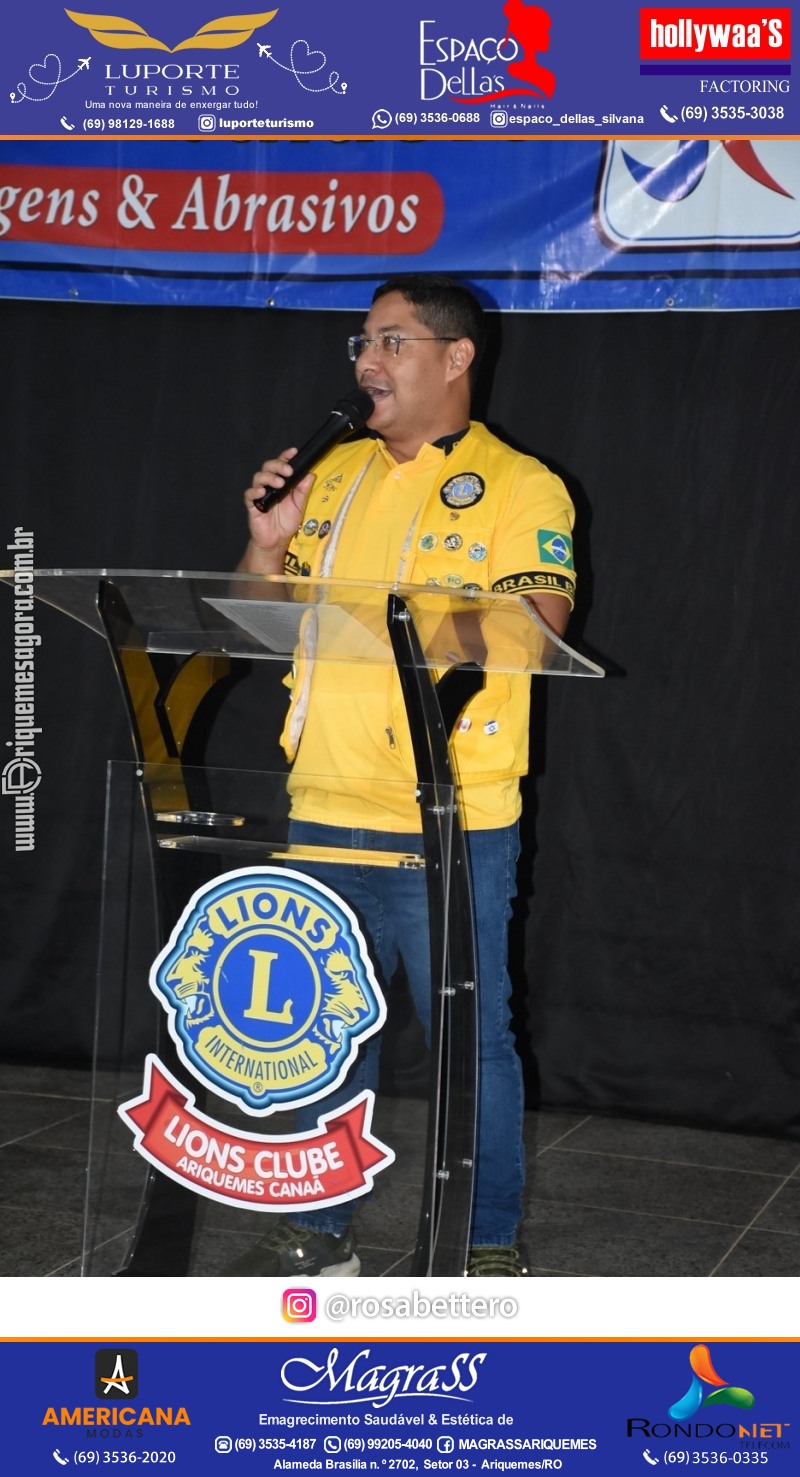 Entrega Certificados Curso Cursos Básico e Avançado do Projeto Inclusão Digital do Lions Clube Canaã em Ariquemes RO