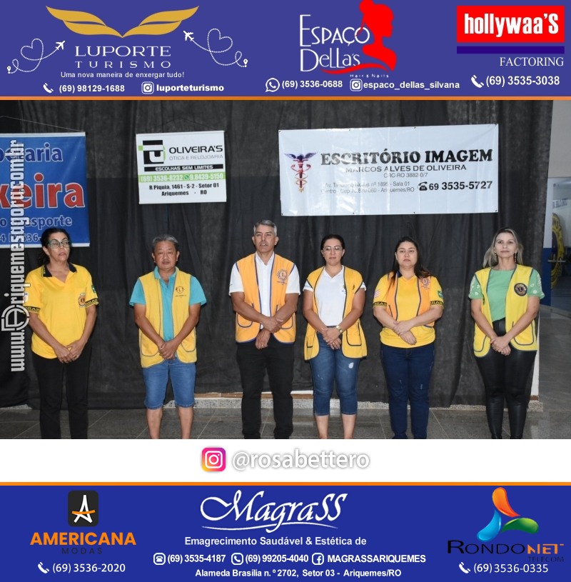 Entrega Certificados Curso Cursos Básico e Avançado do Projeto Inclusão Digital do Lions Clube Canaã em Ariquemes RO