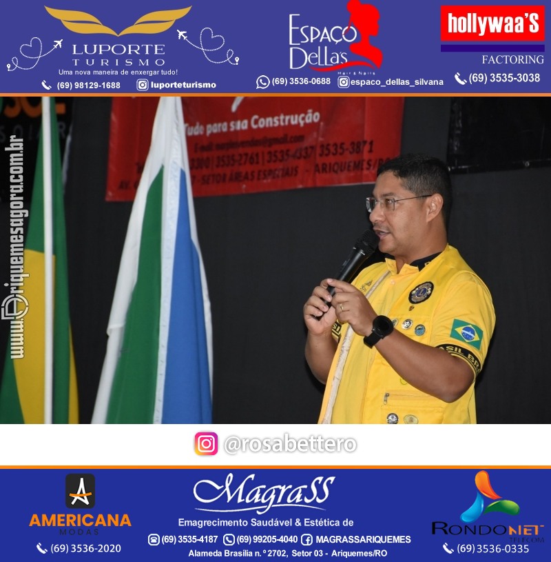 Entrega Certificados Curso Cursos Básico e Avançado do Projeto Inclusão Digital do Lions Clube Canaã em Ariquemes RO