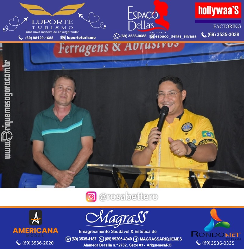 Entrega Certificados Curso Cursos Básico e Avançado do Projeto Inclusão Digital do Lions Clube Canaã em Ariquemes RO