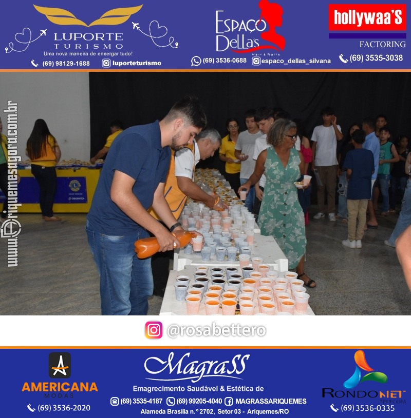 Entrega Certificados Curso Cursos Básico e Avançado do Projeto Inclusão Digital do Lions Clube Canaã em Ariquemes RO
