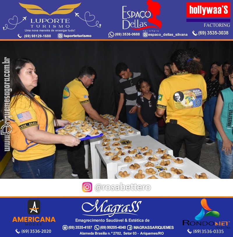 Entrega Certificados Curso Cursos Básico e Avançado do Projeto Inclusão Digital do Lions Clube Canaã em Ariquemes RO