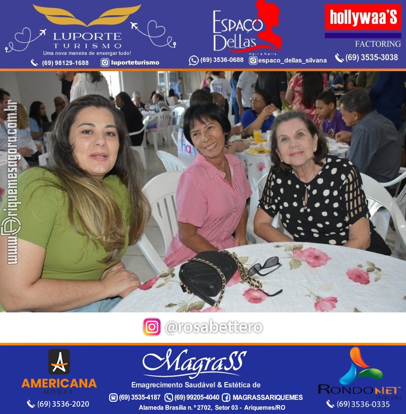 CAFÉ DO AMOR 2024 em Prol do Hospital de Amor na Igreja Assembleia de Deus em Ariquemes Rondônia
