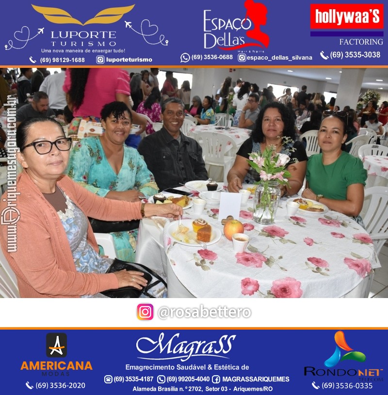 CAFÉ DO AMOR 2024 em Prol do Hospital de Amor na Igreja Assembleia de Deus em Ariquemes Rondônia