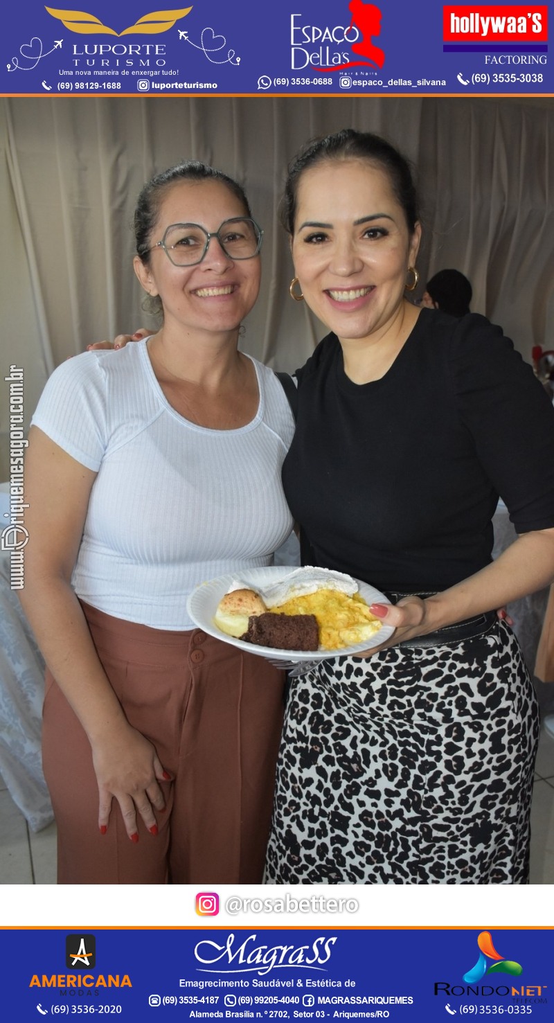 CAFÉ DO AMOR 2024 em Prol do Hospital de Amor na Igreja Assembleia de Deus em Ariquemes Rondônia
