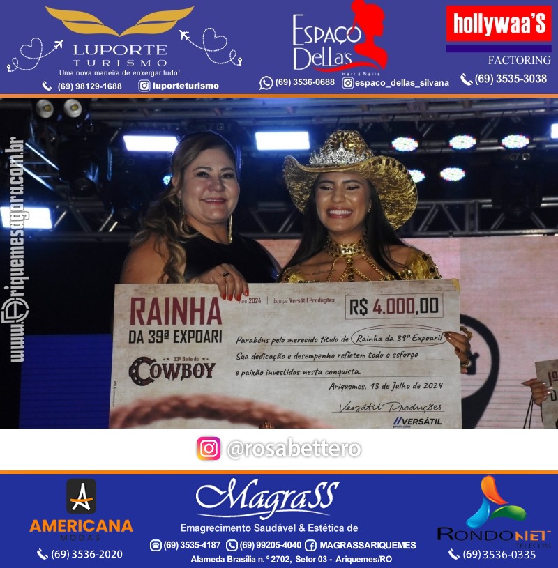 EXPOARI 2024 - Baile do Cowboy em Ariquemes Rondônia