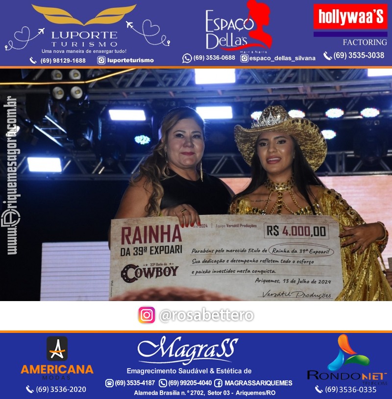 EXPOARI 2024 - Baile do Cowboy em Ariquemes Rondônia