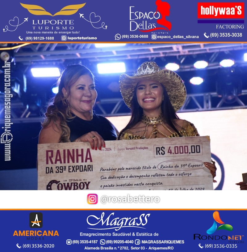 EXPOARI 2024 - Baile do Cowboy em Ariquemes Rondônia