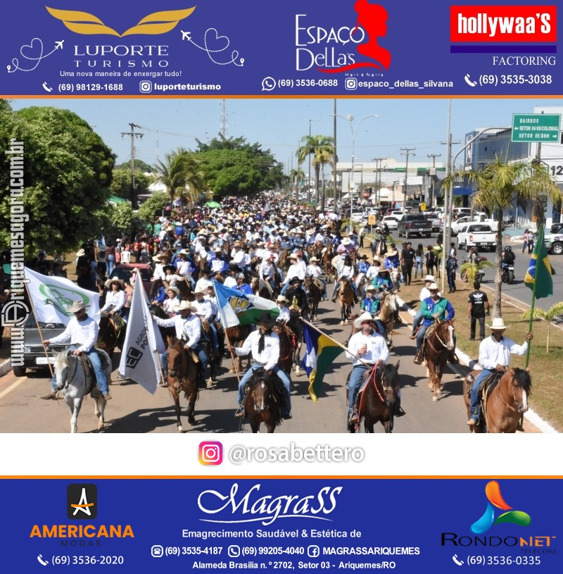 EXPOARI 2024 - Cavalgada em Ariquemes Rondônia