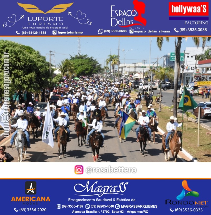 EXPOARI 2024 - Cavalgada em Ariquemes Rondônia