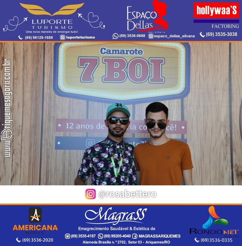 12ª Edição do CAMAROTE 7 BOI 2024 em Ariquemes Rondônia