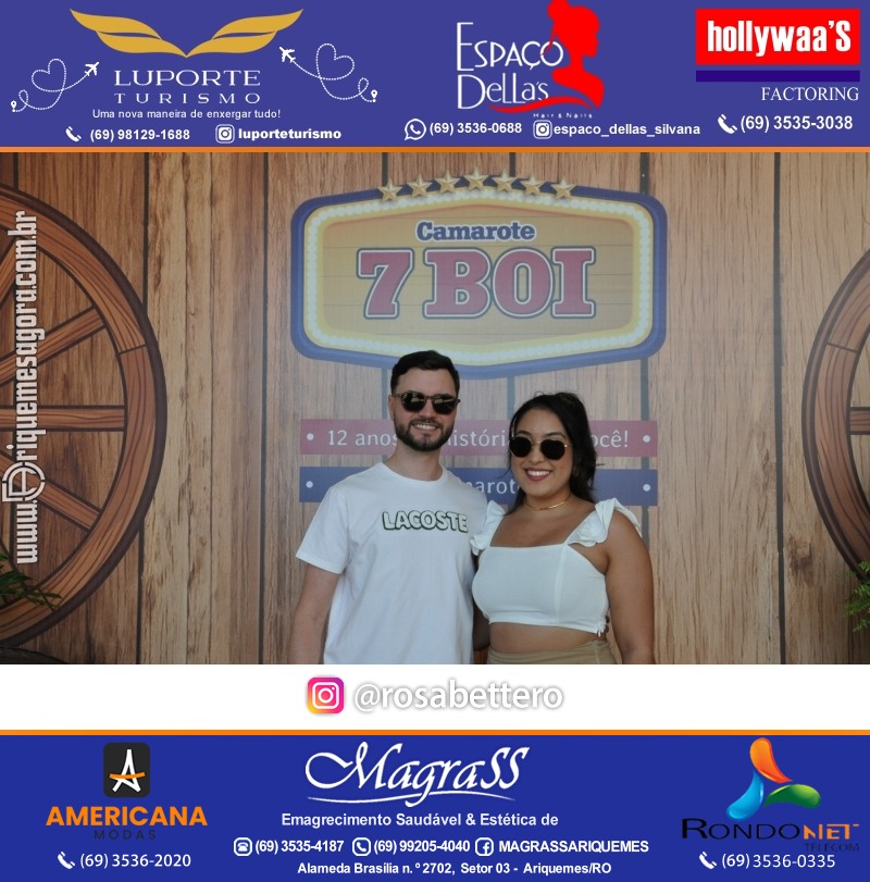 12ª Edição do CAMAROTE 7 BOI 2024 em Ariquemes Rondônia