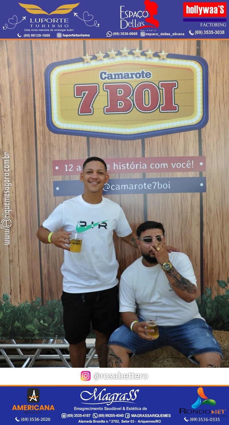 12ª Edição do CAMAROTE 7 BOI 2024 em Ariquemes Rondônia
