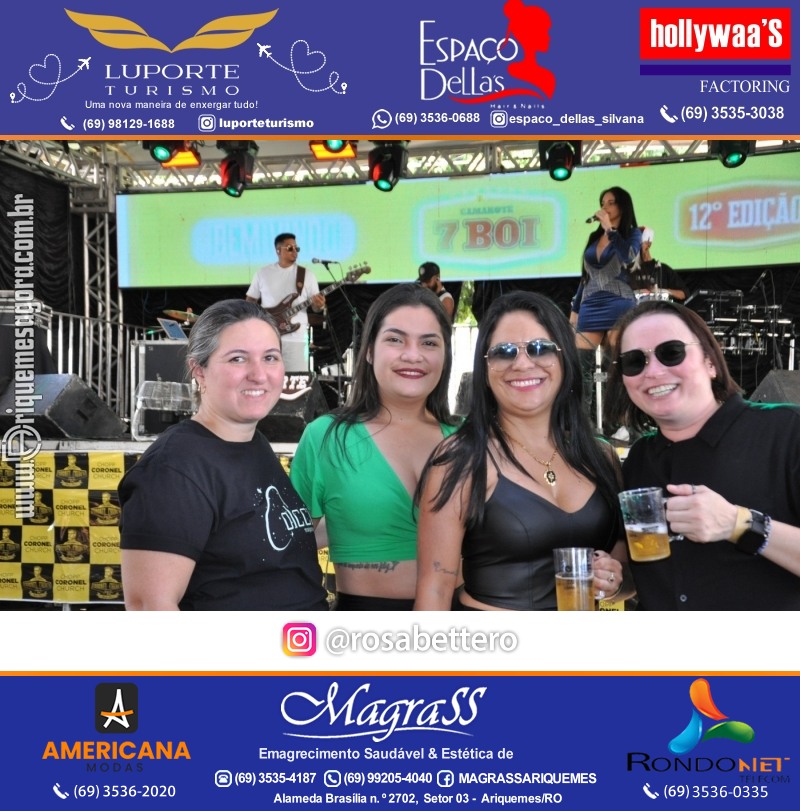 12ª Edição do CAMAROTE 7 BOI 2024 em Ariquemes Rondônia