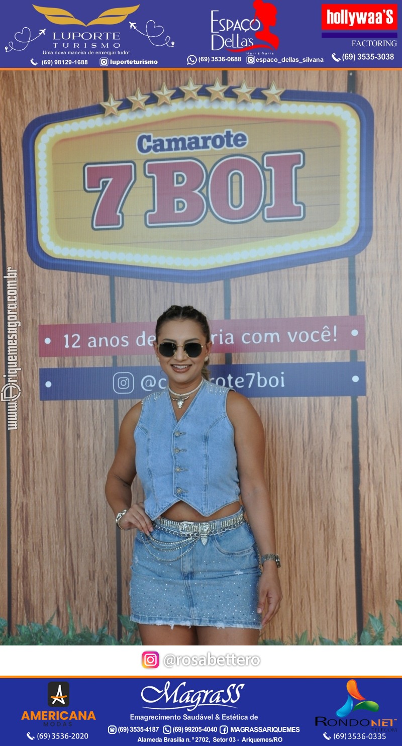 12ª Edição do CAMAROTE 7 BOI 2024 em Ariquemes Rondônia