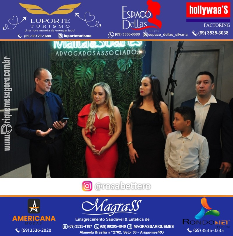 Inauguração das novas instalações do escritório  MALTA & SOARES ADVOGADOS ASSOCIADOS em Ariquemes Rondônia