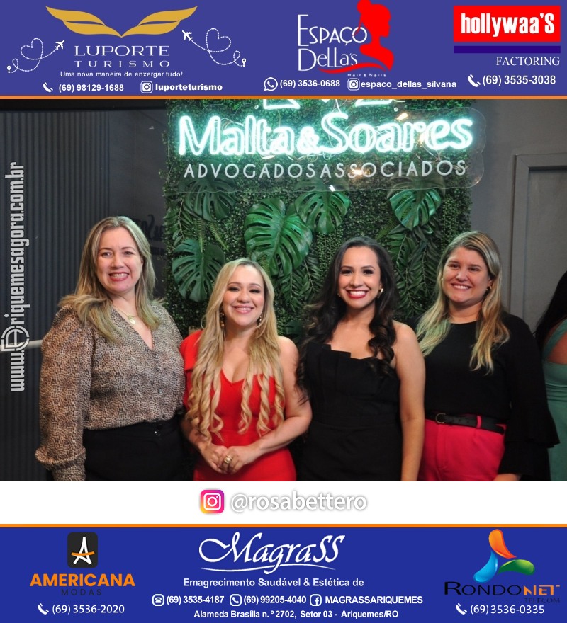 Inauguração das novas instalações do escritório  MALTA & SOARES ADVOGADOS ASSOCIADOS em Ariquemes Rondônia