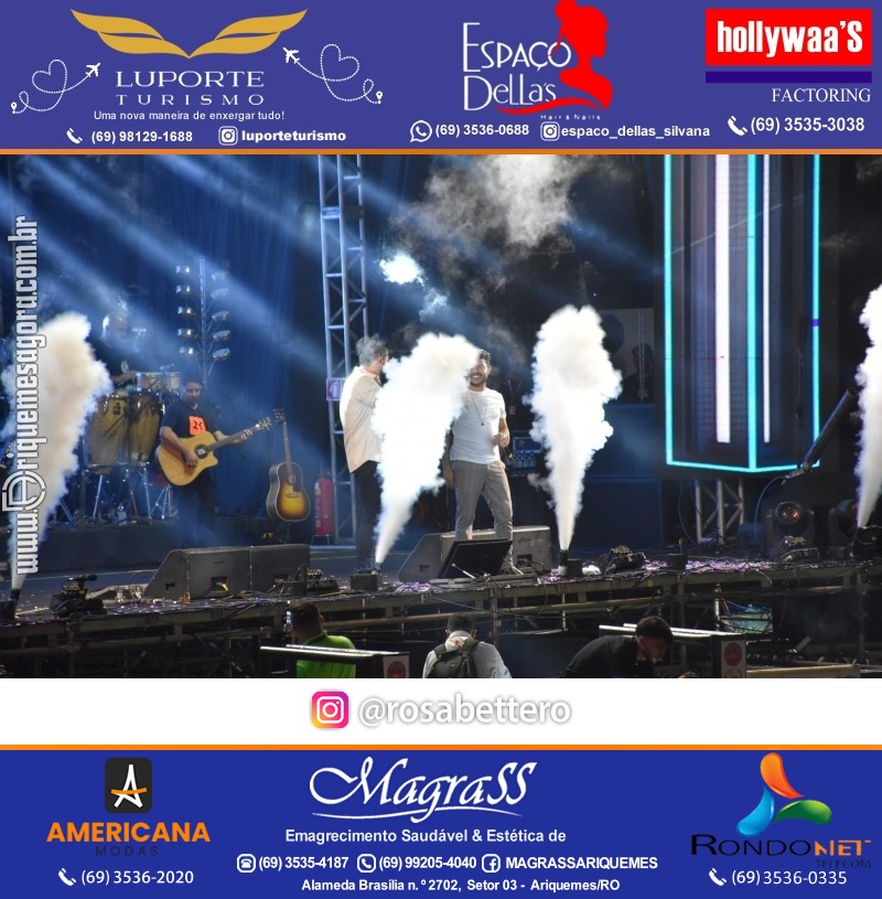 EXPOARI 2024 - Show com Ícaro & Gilmar & Galera & V8 na APA em Ariquemes Rondônia