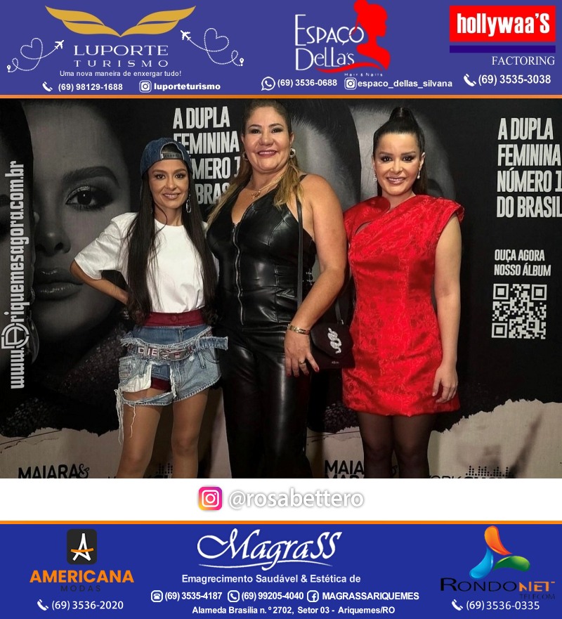 EXPOARI 2024 - Show com Maiara & Maraisa & Camarote & Galera & V8 na APA em Ariquemes Rondônia