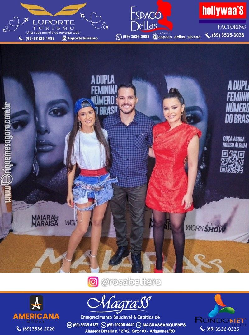 EXPOARI 2024 - Show com Maiara & Maraisa & Camarote & Galera & V8 na APA em Ariquemes Rondônia