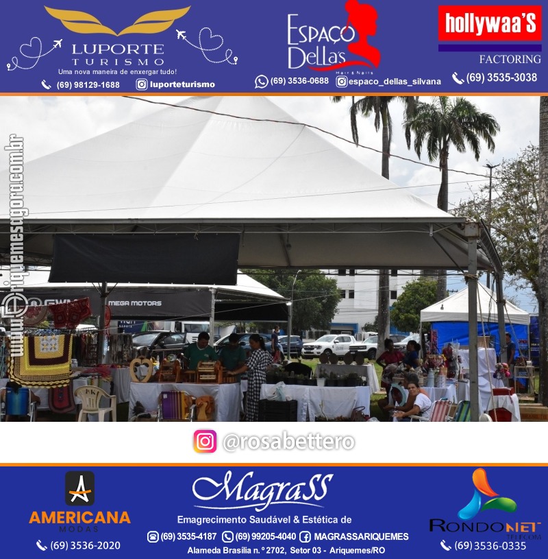 Abertura 16ª GIMA NA PRAÇA Evento Social, Cultural e Comercial “GRUPO GILBERTO MIRANDA” em Ariquemes Rondônia