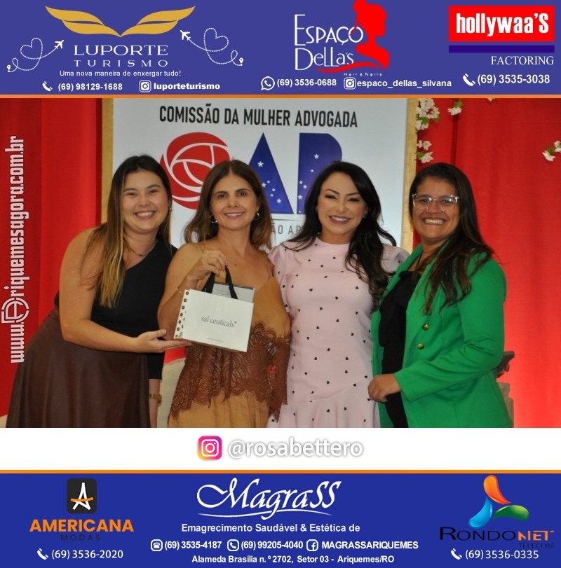 CAFÉ DA TARDE - OAB - CMA - Subsecção Ariquemes - Comissão da Mulher Advogada – Rondônia