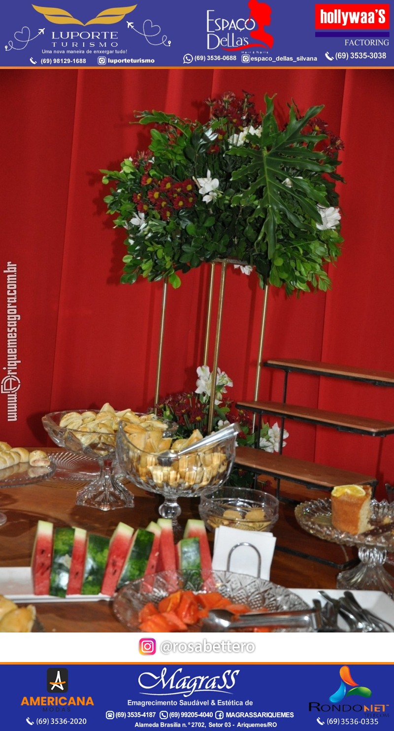 CAFÉ DA TARDE - OAB - CMA - Subsecção Ariquemes - Comissão da Mulher Advogada – Rondônia